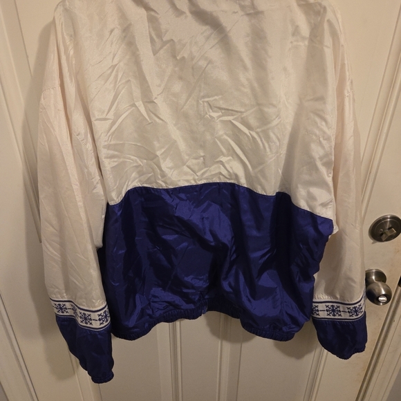 Reebok White and Blue Utility Jacket - Picture 5 of 6